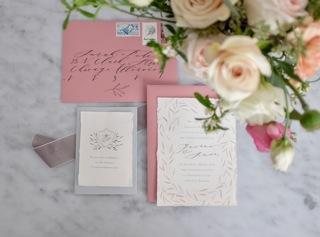 Invitation Suite with Samantha Meyer Studio & Nicole Elizabeth Photography!