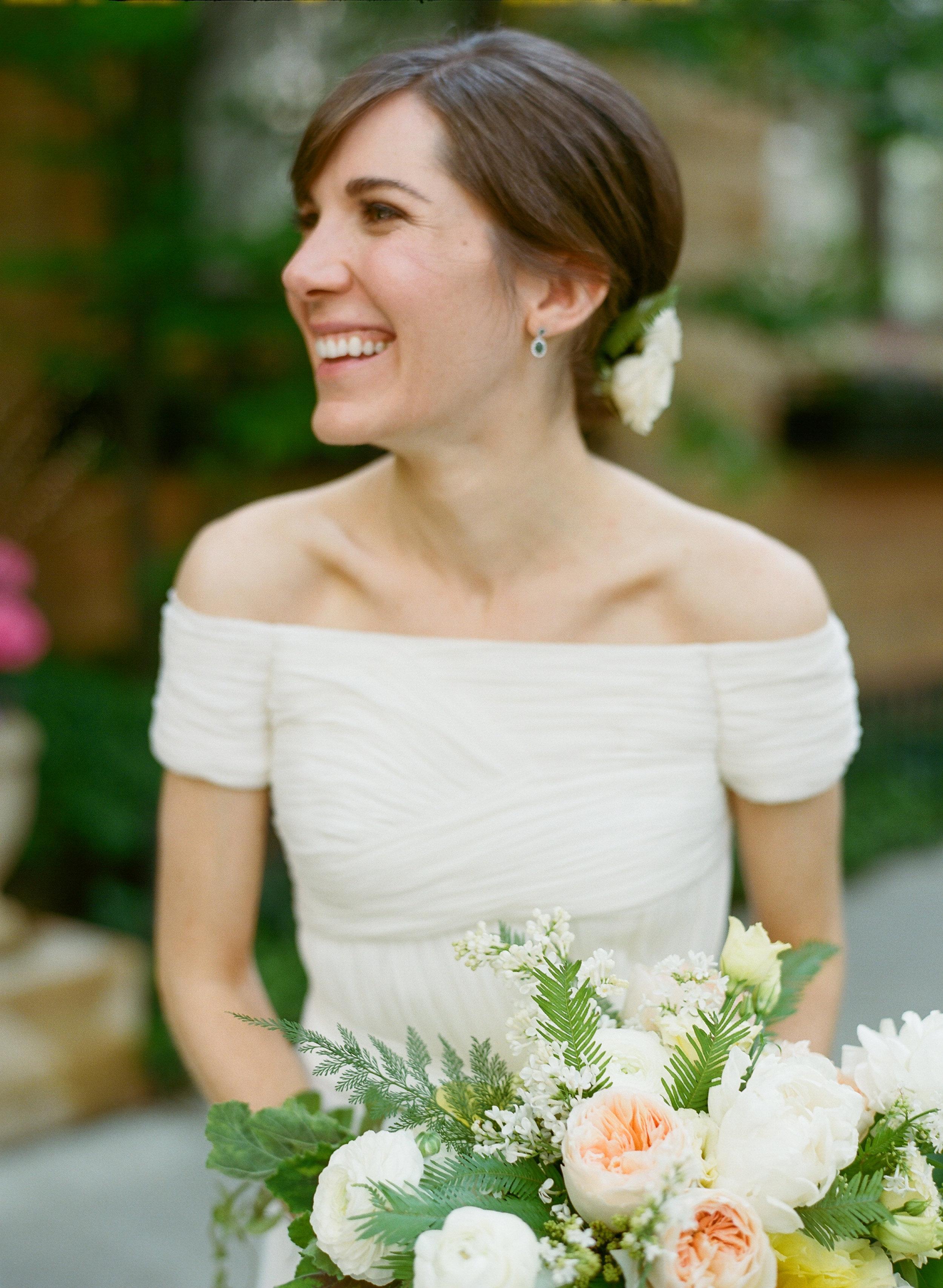 Yellow peonies at the Chicago History Museum