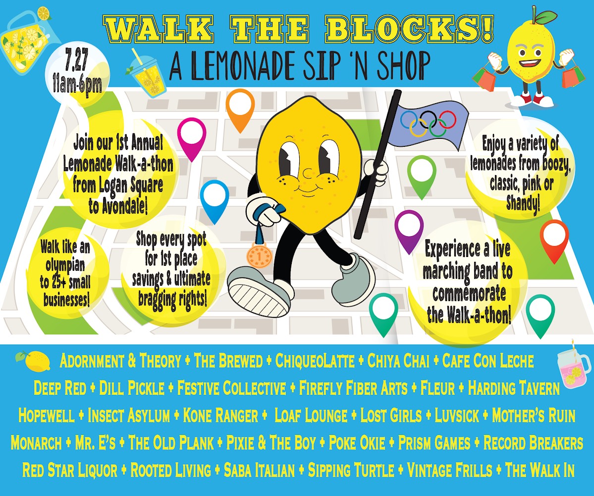 Walk the Block - A Lemonade Sip 'N Shop!