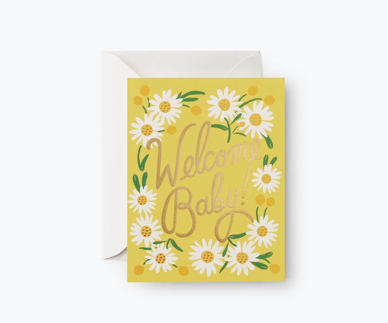 Daisy Baby Card