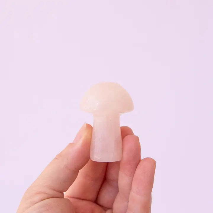 Rose Quartz Mushroom