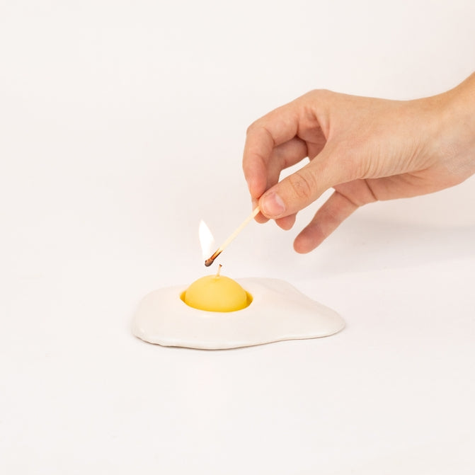 Ceramic Egg Tea Light Candle Holder