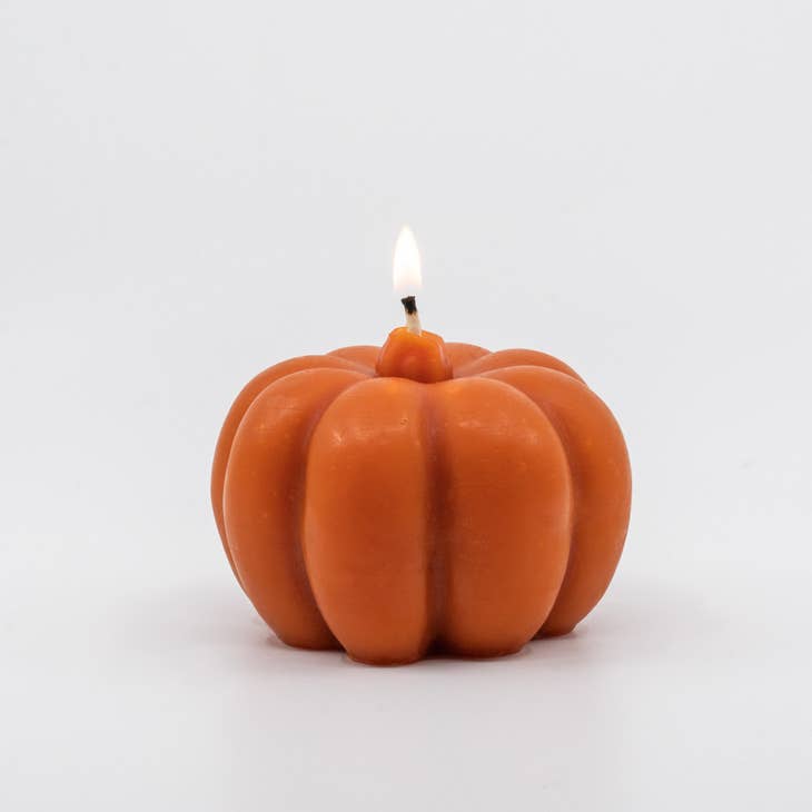 Pumpkin Beeswax Candle