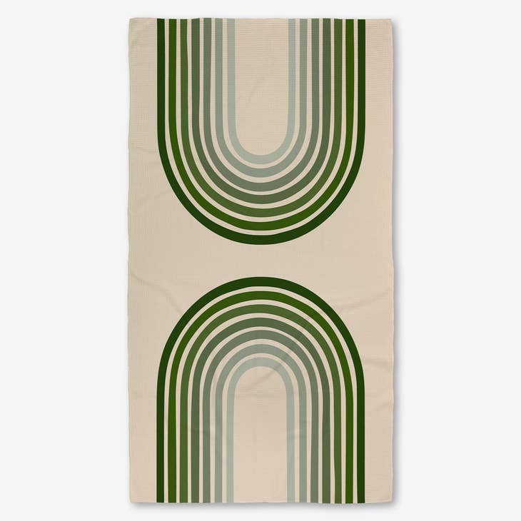 Olive Arches Luxe Bath Towel