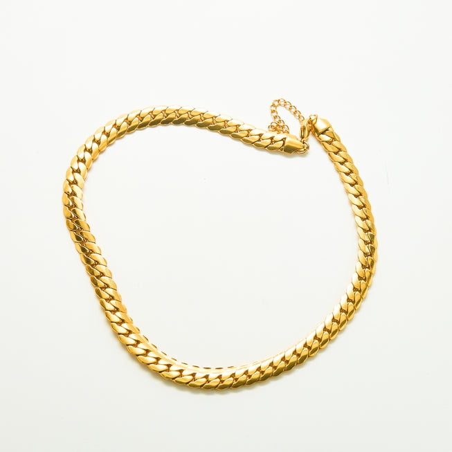 Flat Snake Chain Necklace