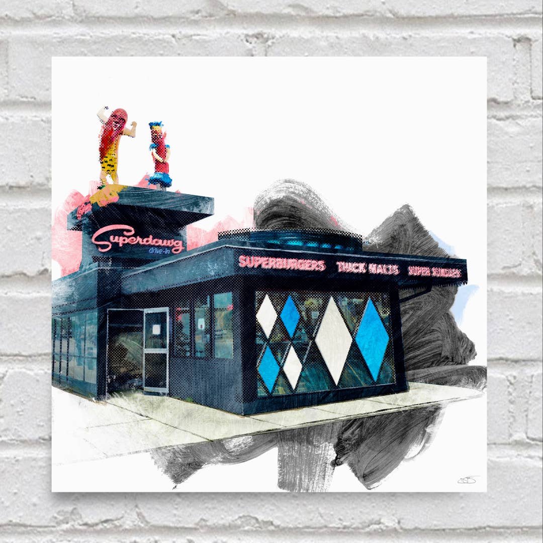 Superdawg Print- Chicago Hot Dog