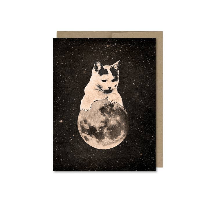 Moon Cat Card