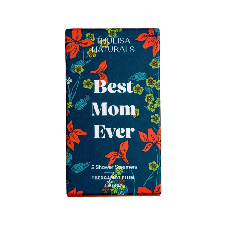 Best Mom Ever Bergamot Plum Shower Steamer Set