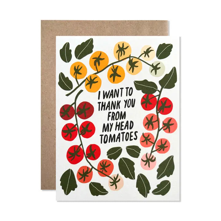 To-ma-toes Thank you