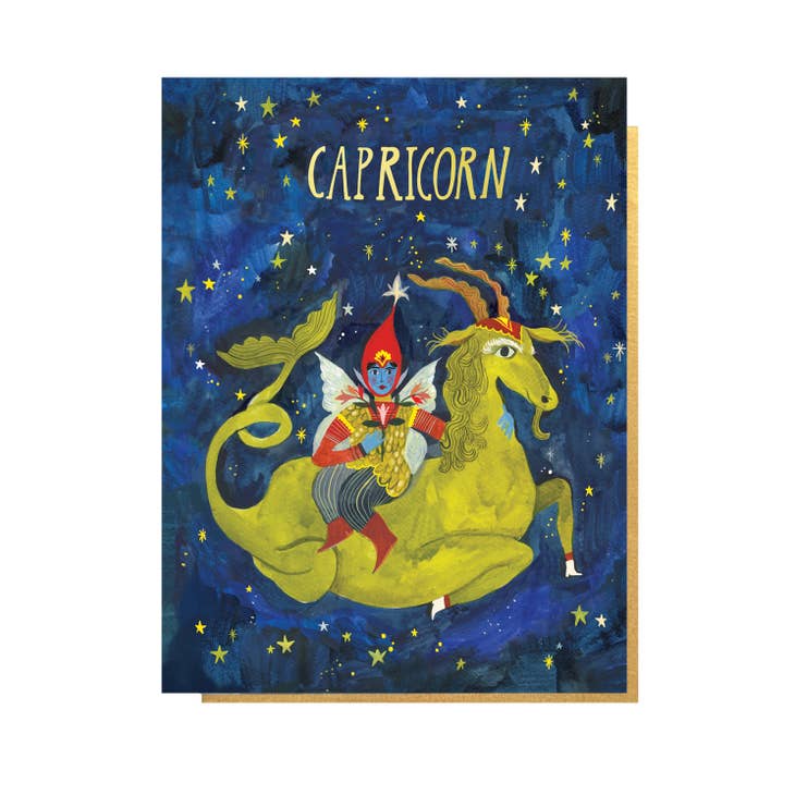 Capricorn Greeting Card