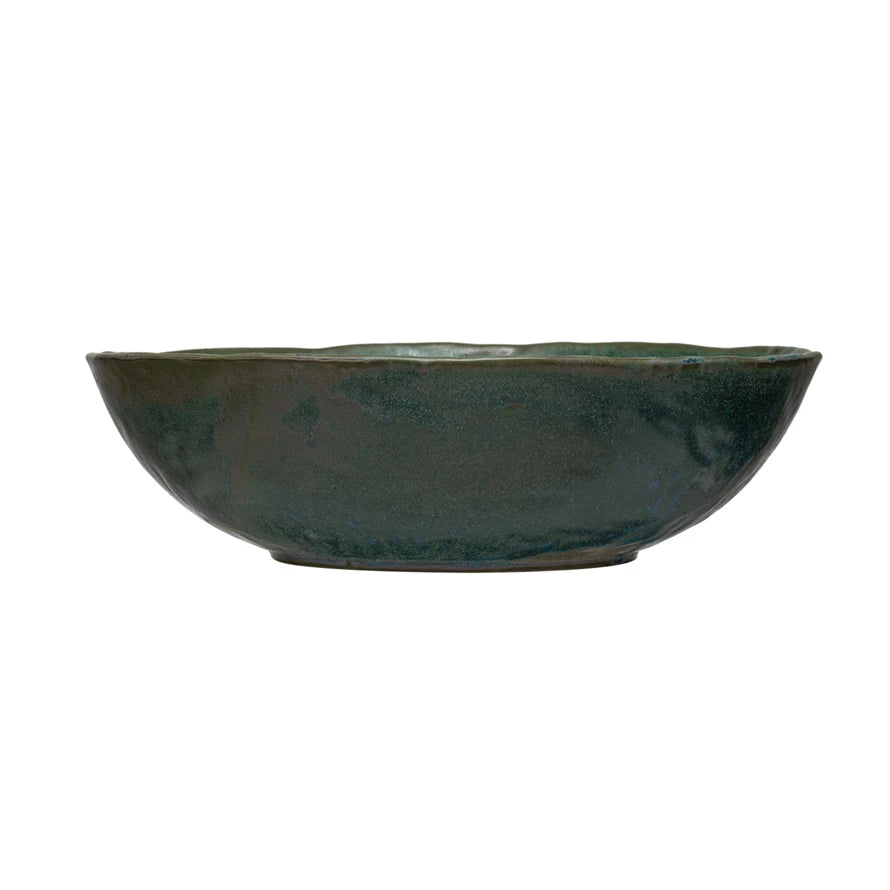 14" Round Stoneware Serving Bowl