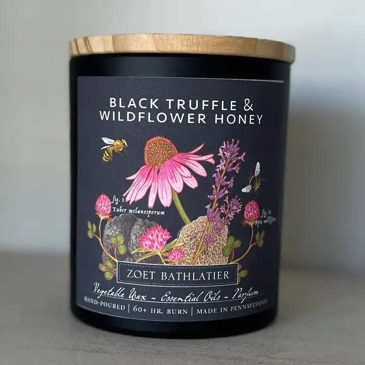 Black Truffle & Wildflower Honey / Mushroom Candle
