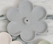 Daisy Incense Holder Light Blue