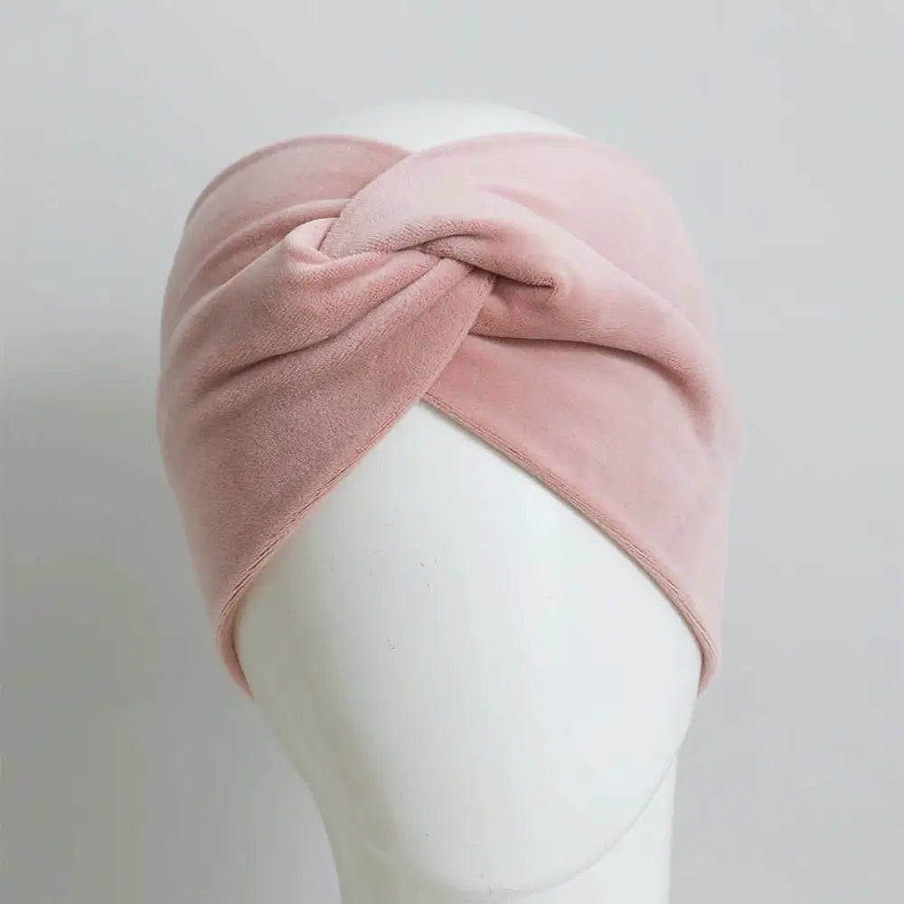 Super Soft Twisted Velvet Headbands For Fall