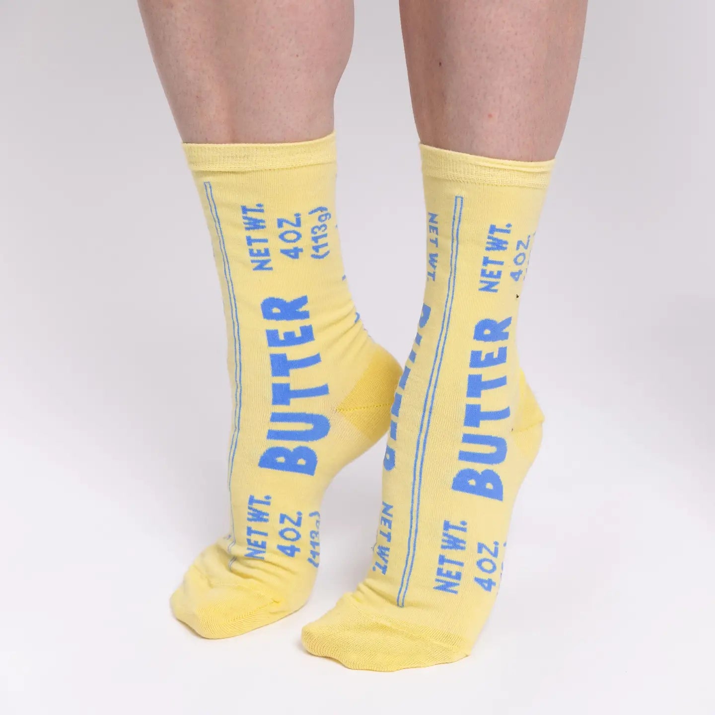 Butter Socks - Butter Foodie Gifts Small Crew Socks
