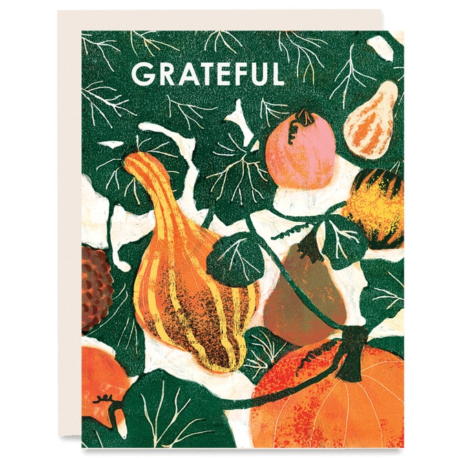 Grateful Gourds Fall Gratitude Card