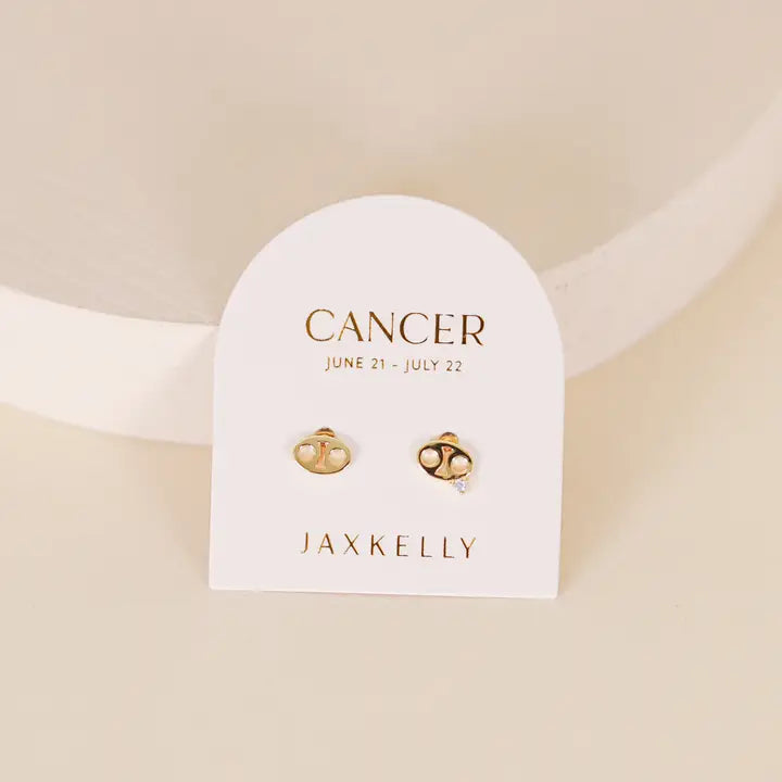 Cancer Stud Earrings