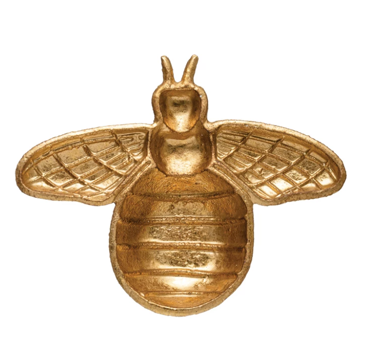 Decorative Cast Iron Bee Shaped Dish