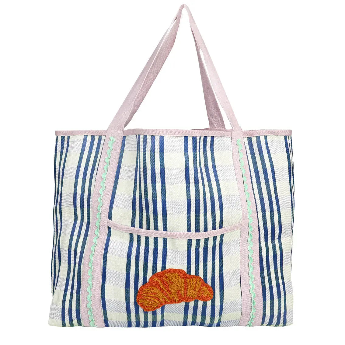 Recycled Plastic Croissant Tote Bag