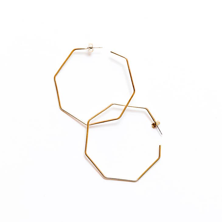 Octagon Earrings