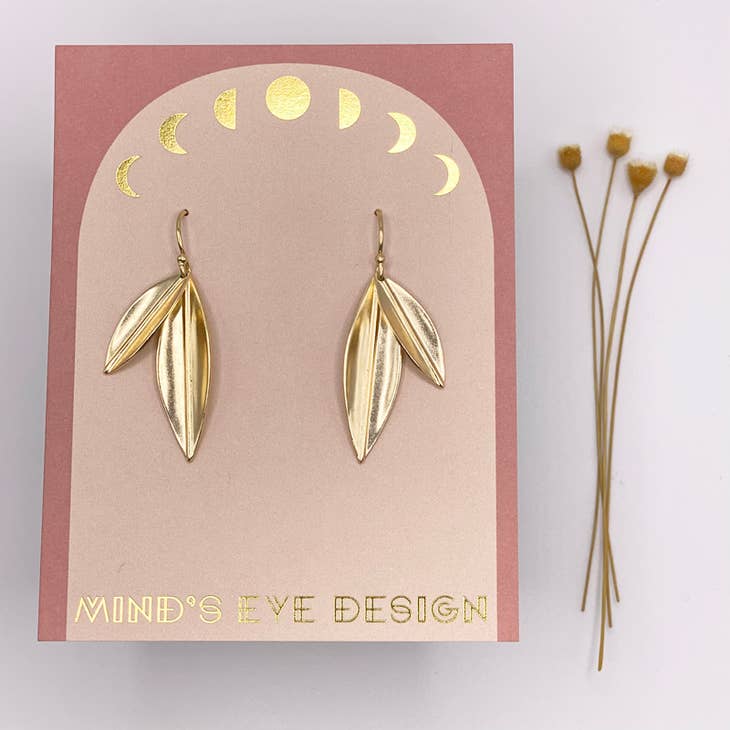 Two Leaves Earrings