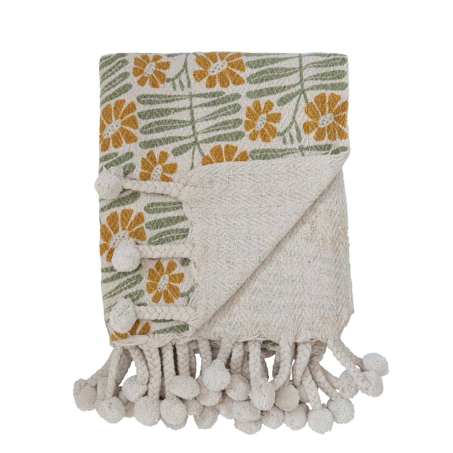 Buttercup Recycled Cotton Blend Throw