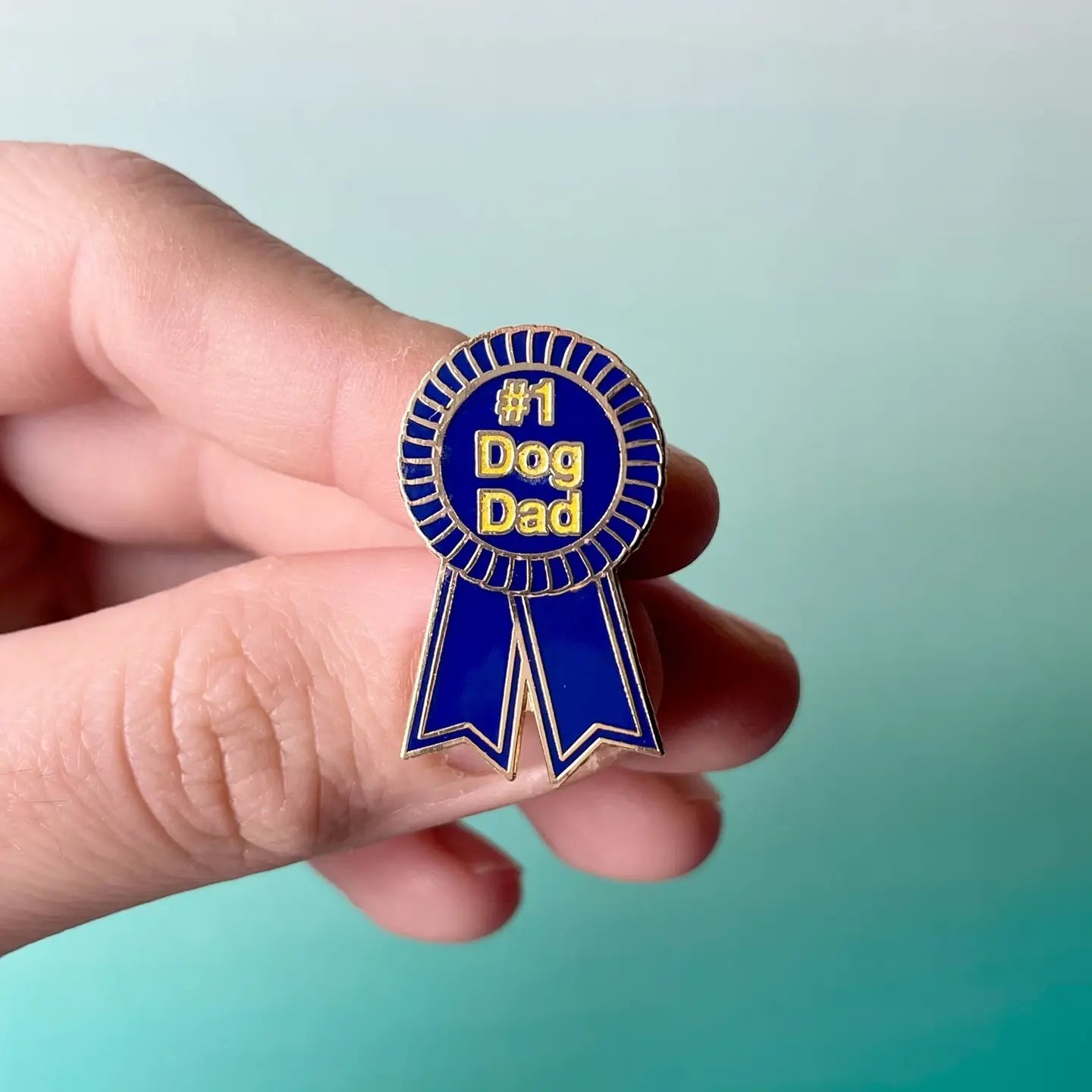#1 Dog Dad Pin