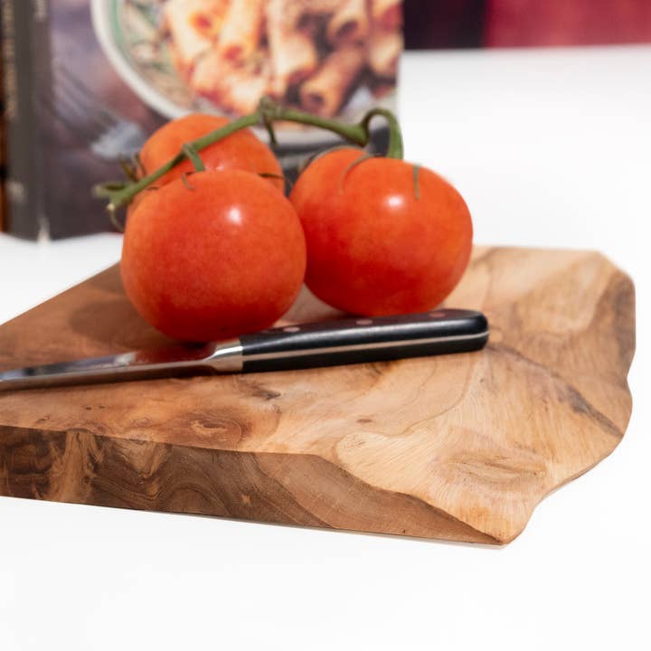 Teak Slice Charcuterie Board