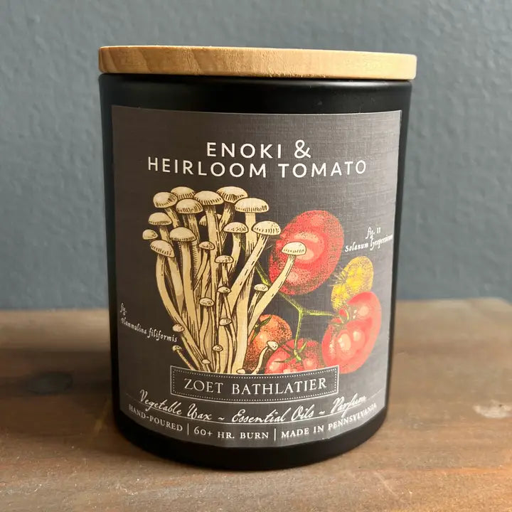 Enoki & Heirloom Tomato / Mushroom Candle
