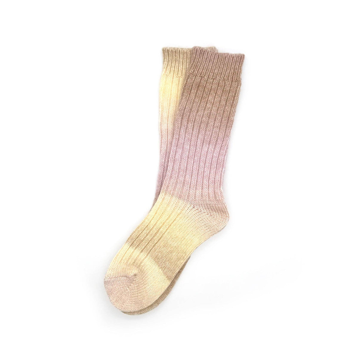 Ombre Sunset Knit Socks – Cozy & Colorful for Fall: Purple / Blue / Magenta