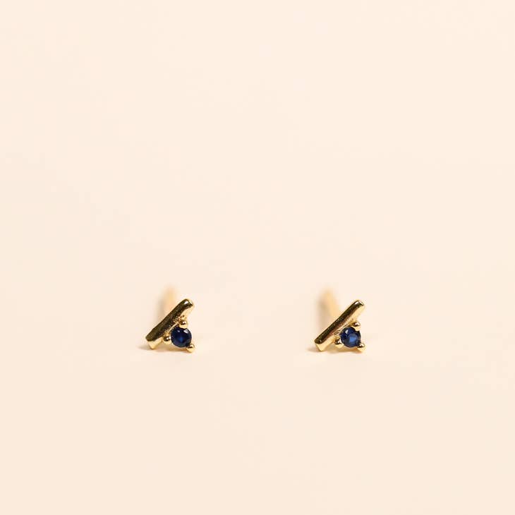 Stud Bar - Sapphire