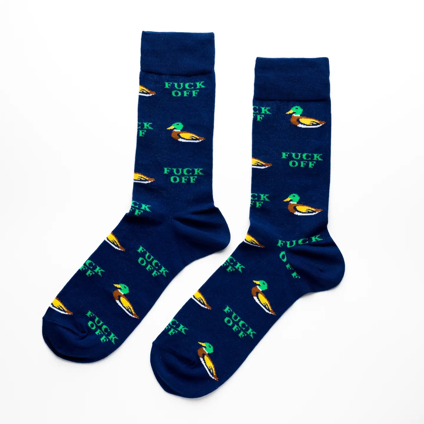 Mallard Men's Socks - Duck Off Crew Socks