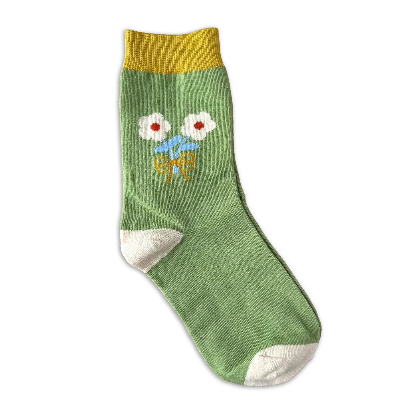 Floral Spring Dolly Socks