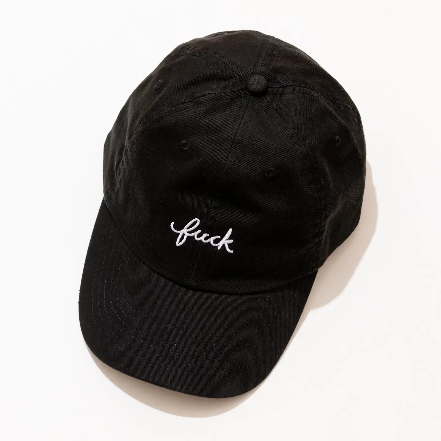 Fuck Script 100% Cotton Baseball Hat