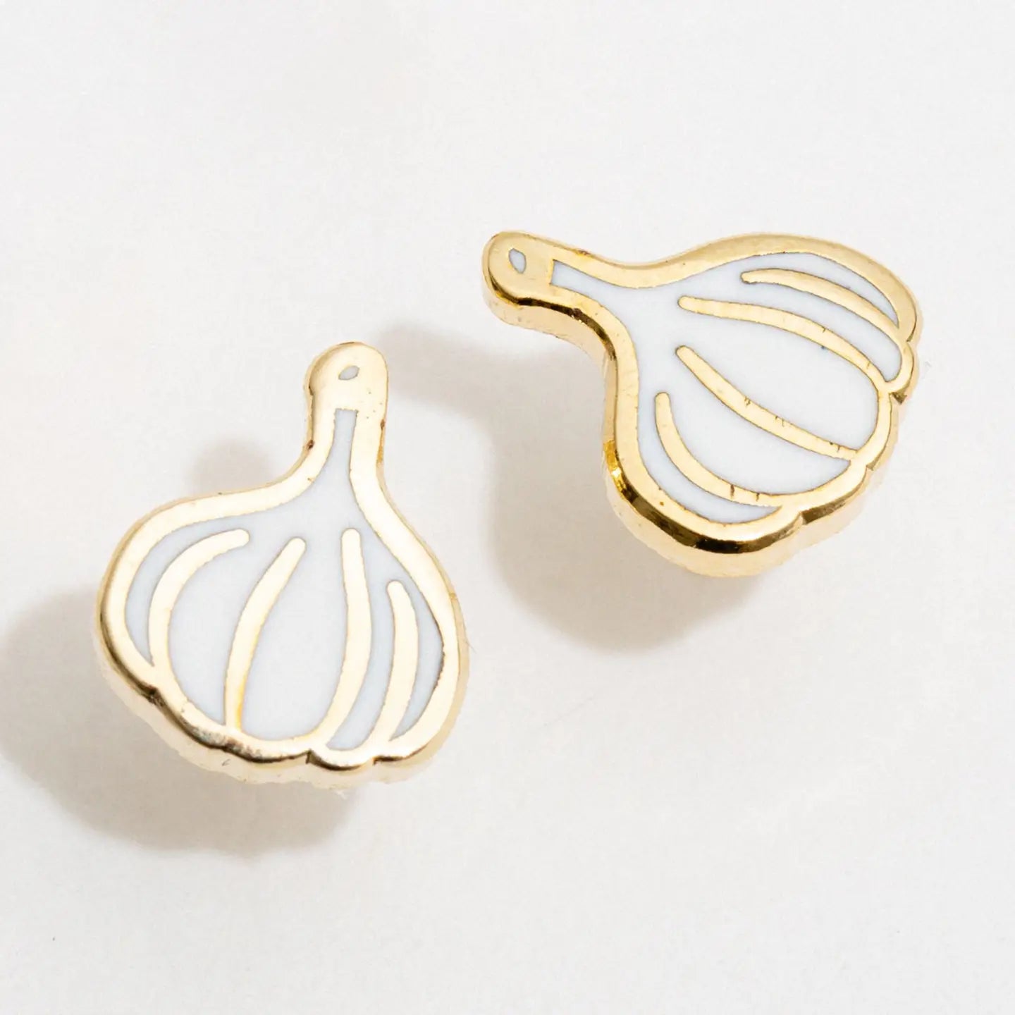 Garlic Enamel Studs