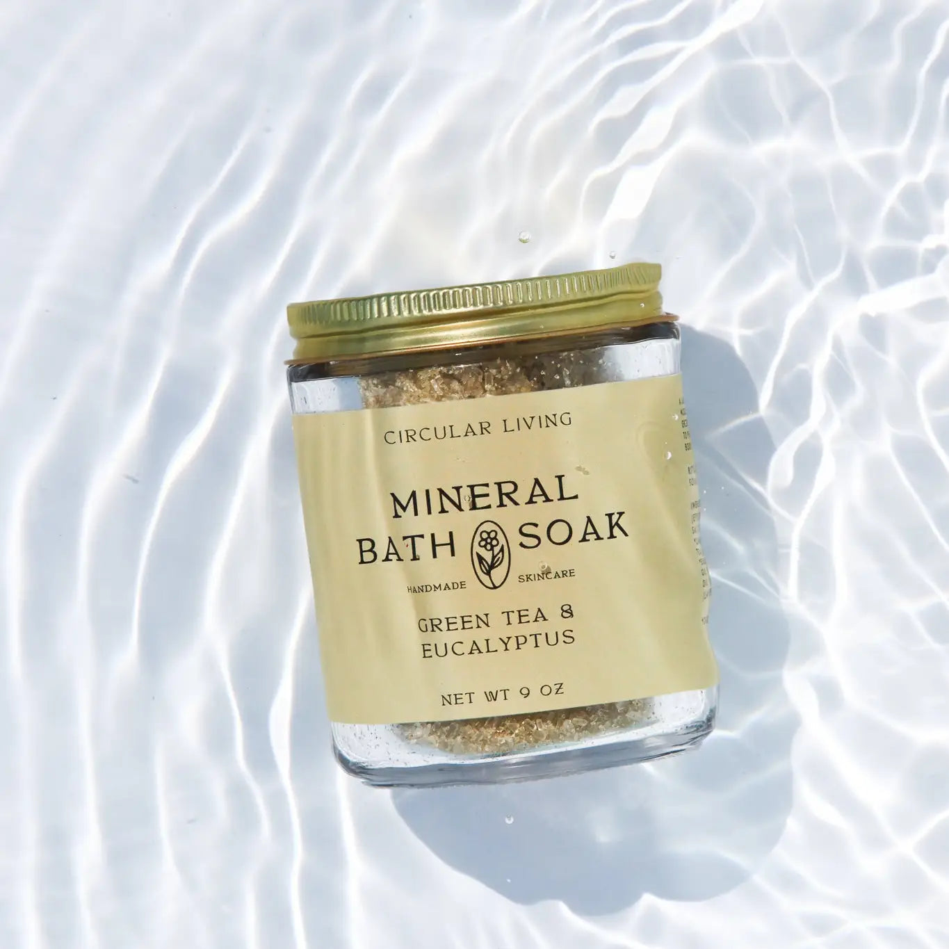 Mineral Bath Soak, Green Tea and Eucalyptus