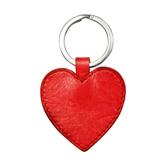 Heart Leather Keyfob