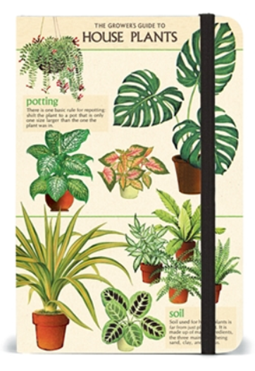 Small Notebook with Elastic Closure House Plant