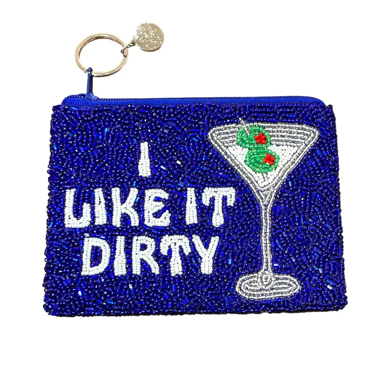 I Like it Dirty Beaded Coin Purse