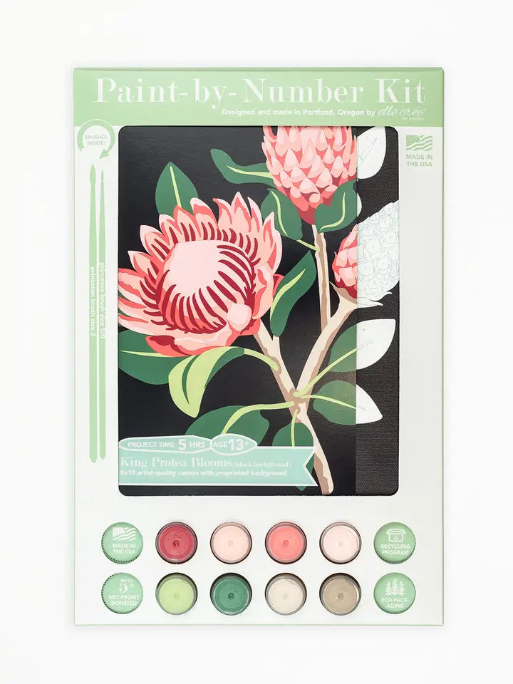 Paint-by-Number Kit King Protea