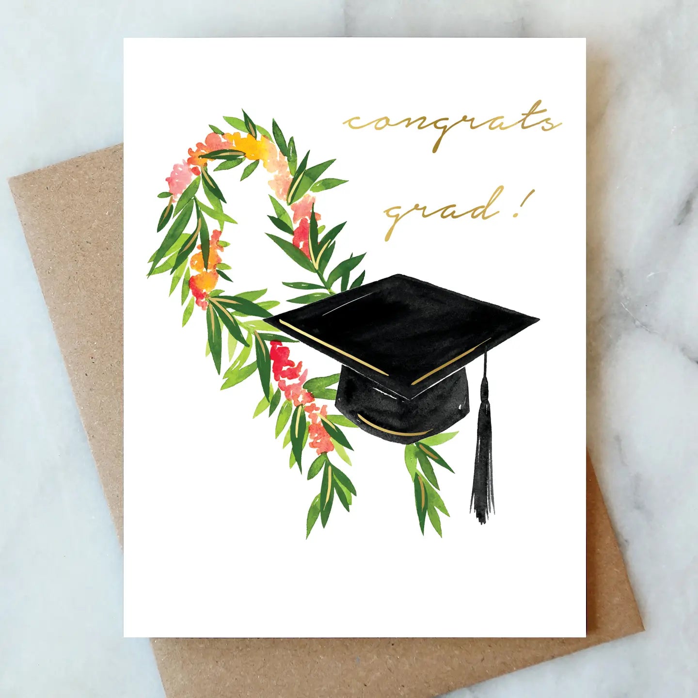 Lei Graduation Greeting Card Lei Graduation Greeting Card