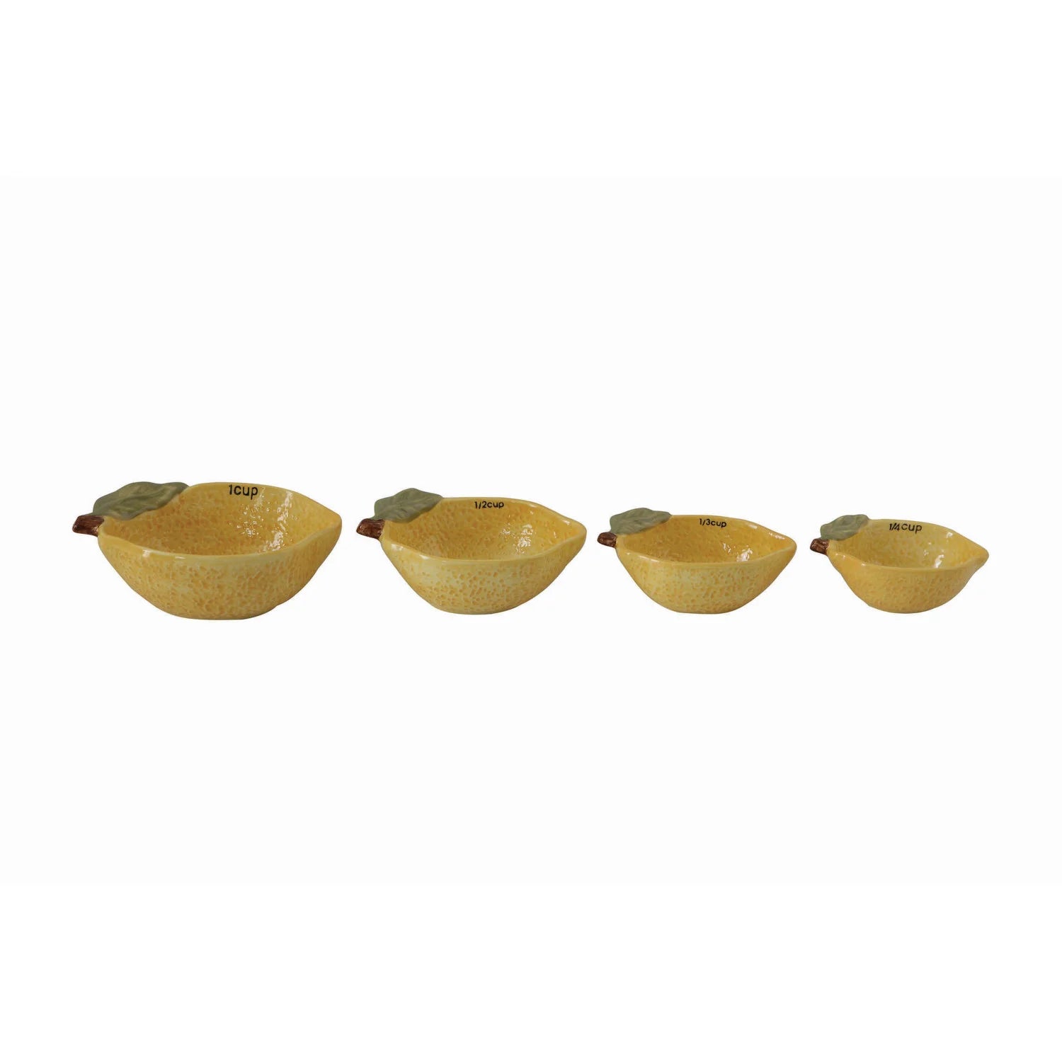 Lemon measuring cups