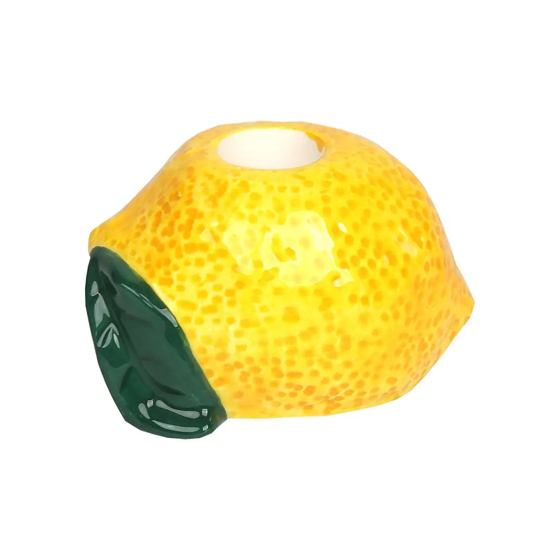 Lemon Ceramic Candle Holder