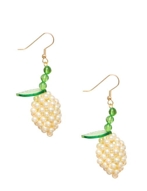 Lemon Meringue Fruit Earrings