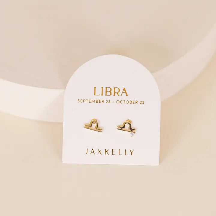 Libra Stud Earrings