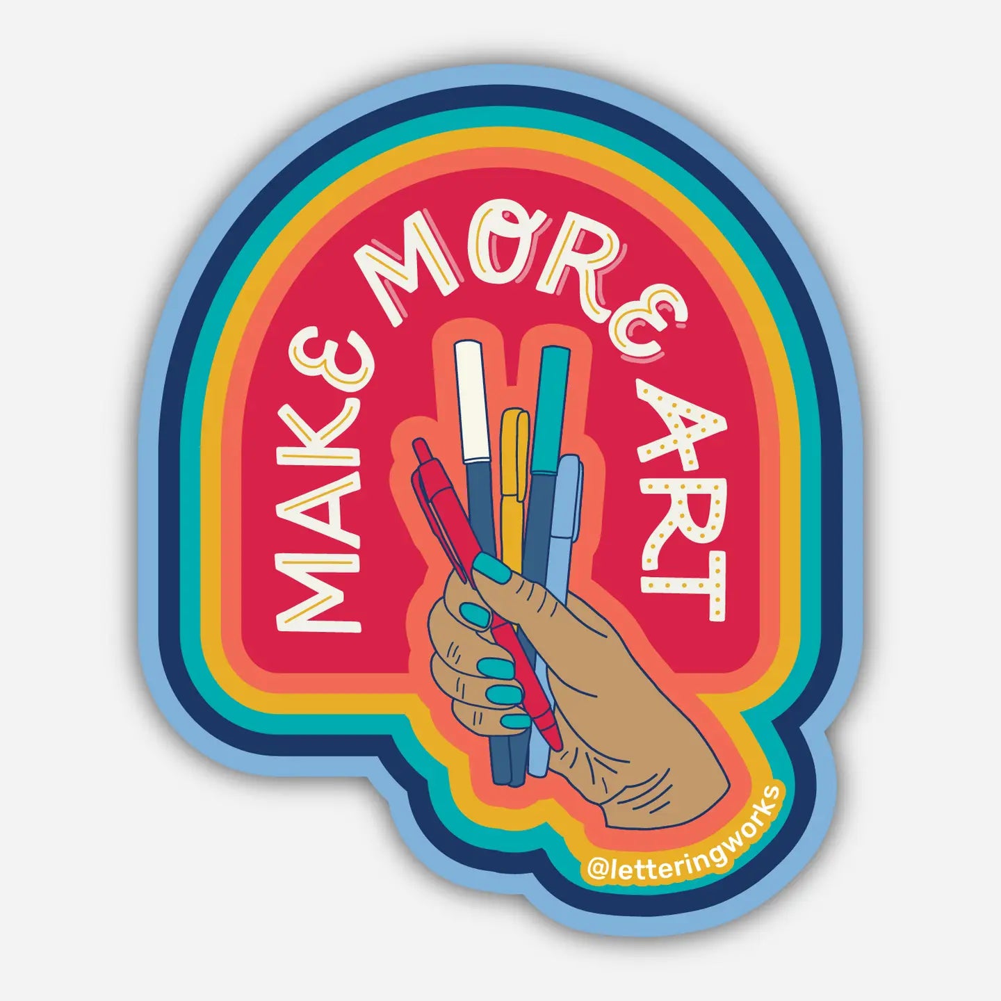 Make More Art Sticker