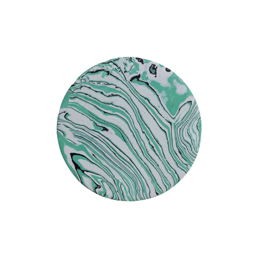 Marbled Recycled Stone Serving Board