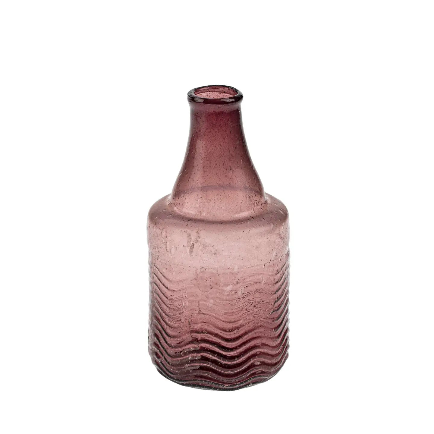 Mauve Recycled Glass Bottle
