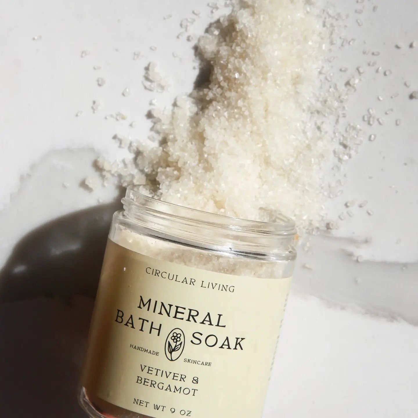 Mineral Bath Soak, Vetiver & Bergamot