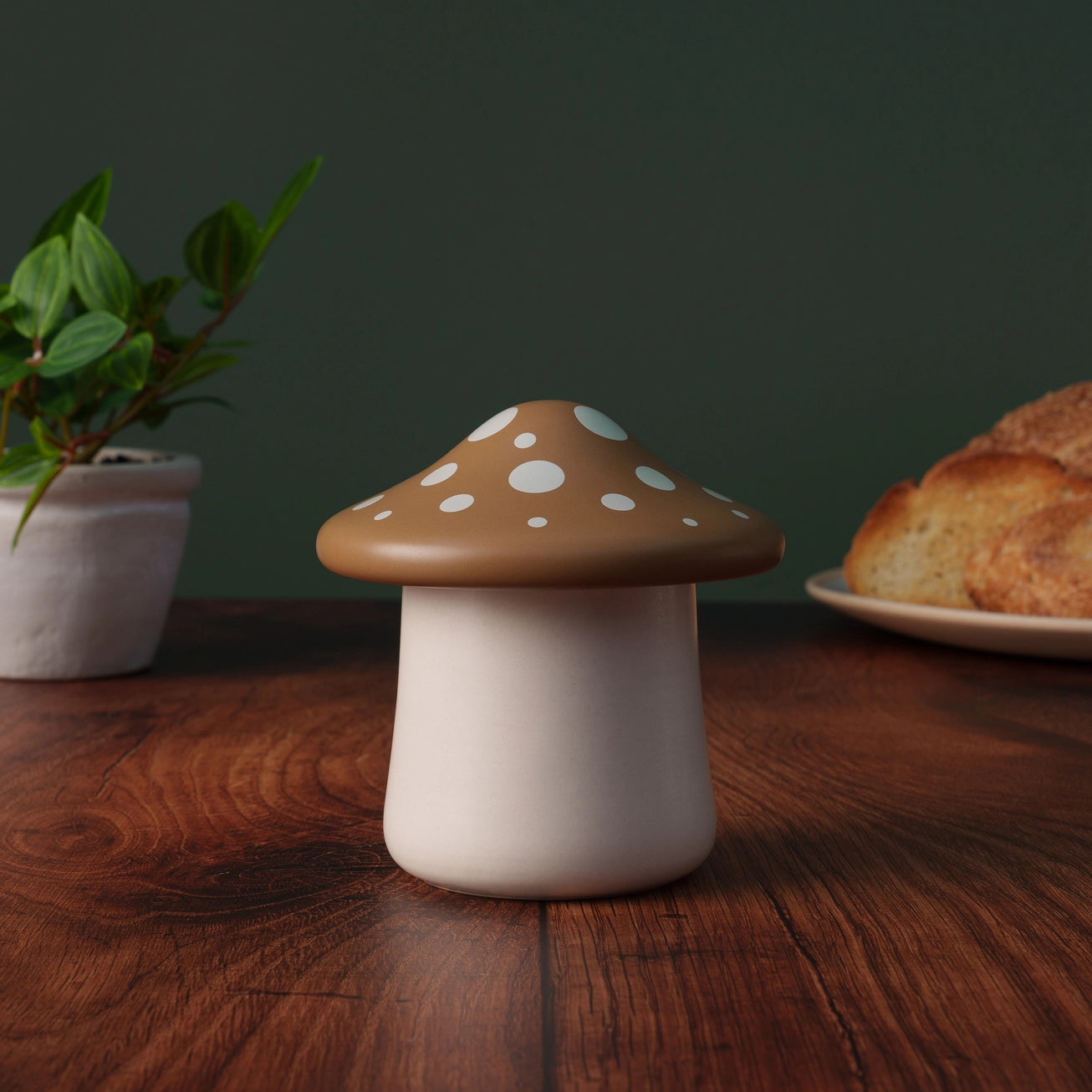 Ceramic Mushroom Butter Storage